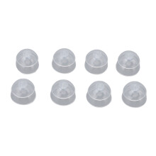 20 Stück Sound Aid Dome 12mm transparente Spitzen