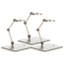 6Stk Transparenter Action Figure , Verstellbarer Modellständer