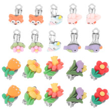 30Paare Clip-on Ohrringe Für Kinder Kunststoff Ohrclips