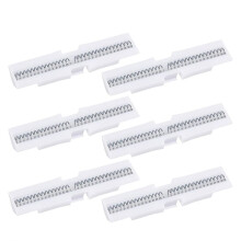 6 Pcs Bi-Fold Door Slide Guide,Bifold Door Spring Slide Rail,Bifold Closet Door Slide Guide for Top Mount Protect Track