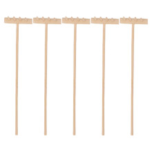 15Stk Farbenfrohe Mini Holz Rechen Für Zen Sand Garten