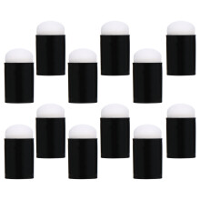 36Stk Finger Sponge Dauber Schwarz Wiederverwendbares Malspielzeug