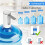 LED Display Water Bottle Pump Foldable Electric 1200mah Rechargeable Automatic Stop Touch Button 3 Quantitative Settings 6