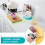 12 Pack Refrigerator Mats, Washable Refrigerator Liners, Fridge Pad, Easy to Clean Shelf Liner, Cuttable Kitchen Mat 5