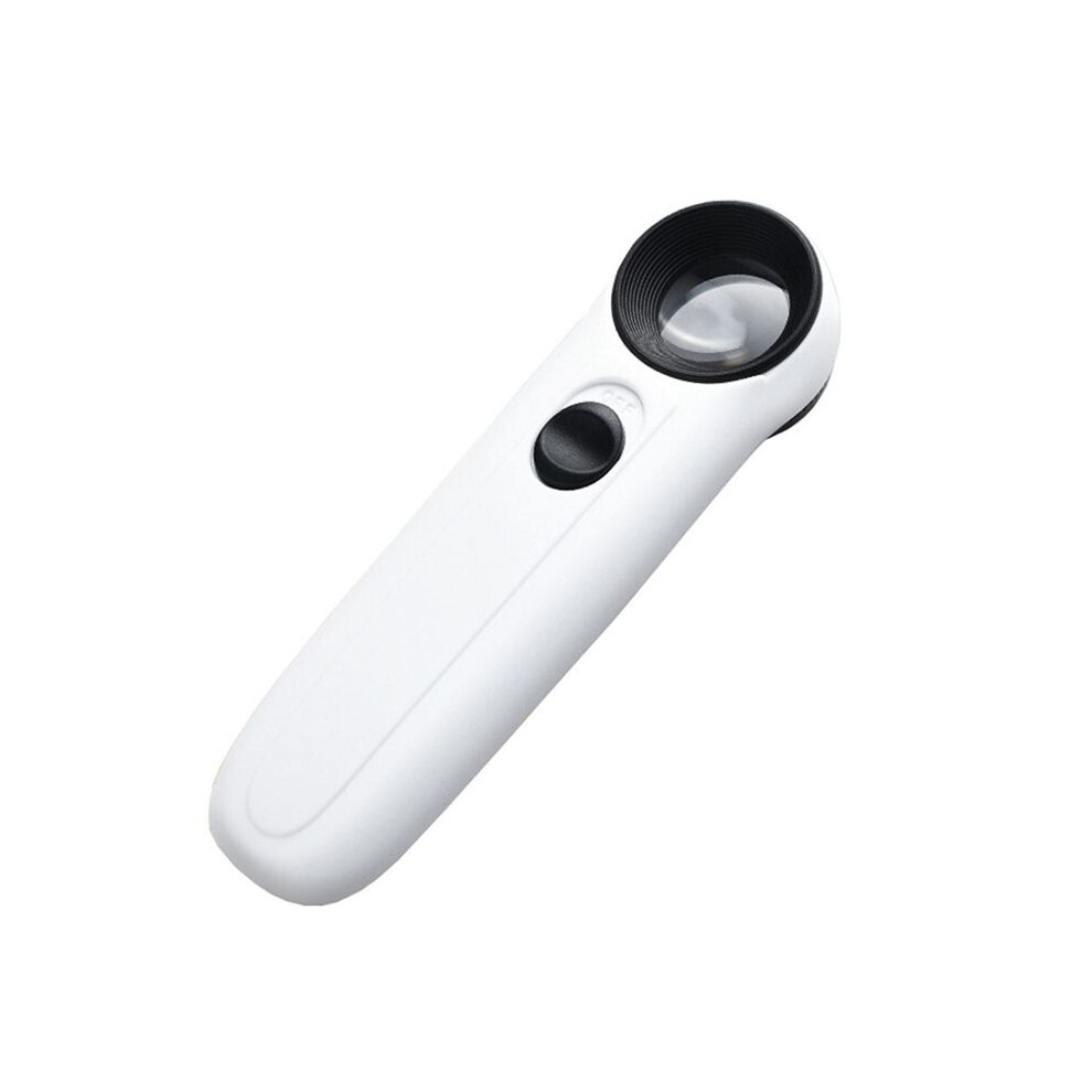 Typecat Light 40X Magnifying Glass With Magnifier Portable Desk Read For Jewelry Appraisal Reading Repairing Instrument