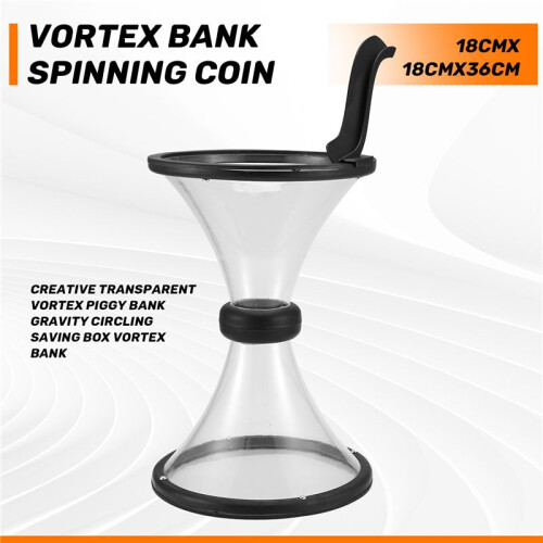 Transparent Tirelire Cycle de Gravite Encaissant  Banque 2