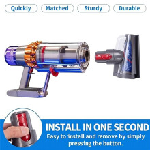 Compatible with V7 V8 V10 V11 V15 Cordless Vacuum Cleaner Anti-Mite Suction Quick-Release Upholstery Tool Part 971426-01