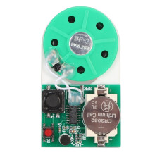 Recordable Sound Chip PCB 25 Seconds Recording Module Button Control Compact with Double Faced Adhesive Tape