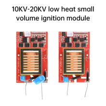 9-24V para 10KV-20KV Ignição de Arco Gerador de Alta Tensão Módulo de Ignição de Bobina de Baixo Calor Gerador de Pulso Tipo de Ignição