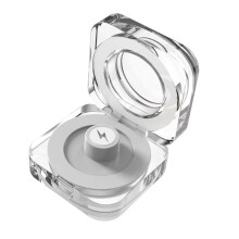 200mAh  Ring Charging Box Without Charging Cable Transparent Self-Activation Charger Box with LED Light Display
