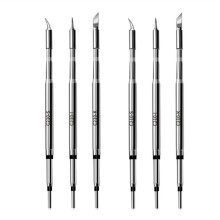 6pcs C210 Soldering Tips, Replacement Soldering Tips for T1 Max, C210-K/I/is, Soldering Tips for Soldering Iron