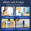 720 Flippable Bladeless  Fan, Oscillating Silent Fan with 5 Modes,  Efficient for Bedroom Office 5