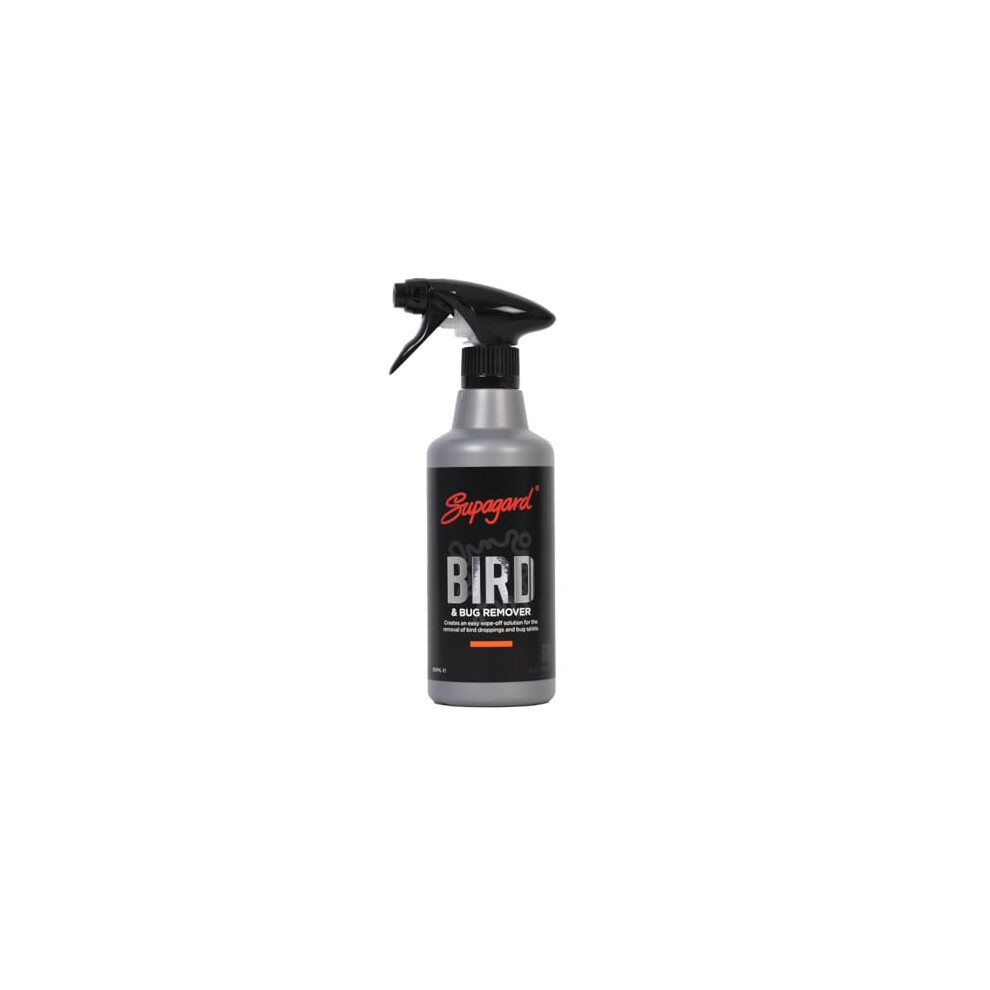 Supagard Bird Poo Remover For Cars Twin Pack (2 X 500Ml) ? Powerful Bird Lime Cleaner & Bug Stain Remover ? Paint-Safe, Rehydrating Foam Formula For 8000003744866