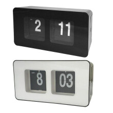 Orologio da Tavolo Digitale con Rotazione Automatica Delle Pagine, Alimentato A Batteria, Ampio Display per La Decorazione Della Scrivania Della