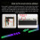 RGB Ambient Light with Mechanical Keycap Clock Support Timer 3 X 6 Color Lighting Effect Wifi Connect Mobile Phone PC 6