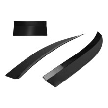Universal Car Spoiler, Adjustable Rear Trunk Spoiler Lip Roof Tail Wing Accessories, Black