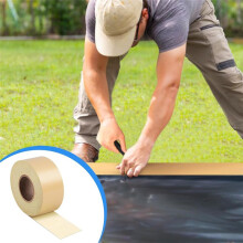 Pond Liner Seam Tape - Double Sided Self Adhesive Butyl Pond Liner Tape -Waterproof Pond Seam Tape for Pond Liner Garden