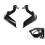 Motorcycle Handle Hand Guards Wind Protector Brush Bar Decoration Universal Grip Protect Cover Handlebar Handguard Black 6
