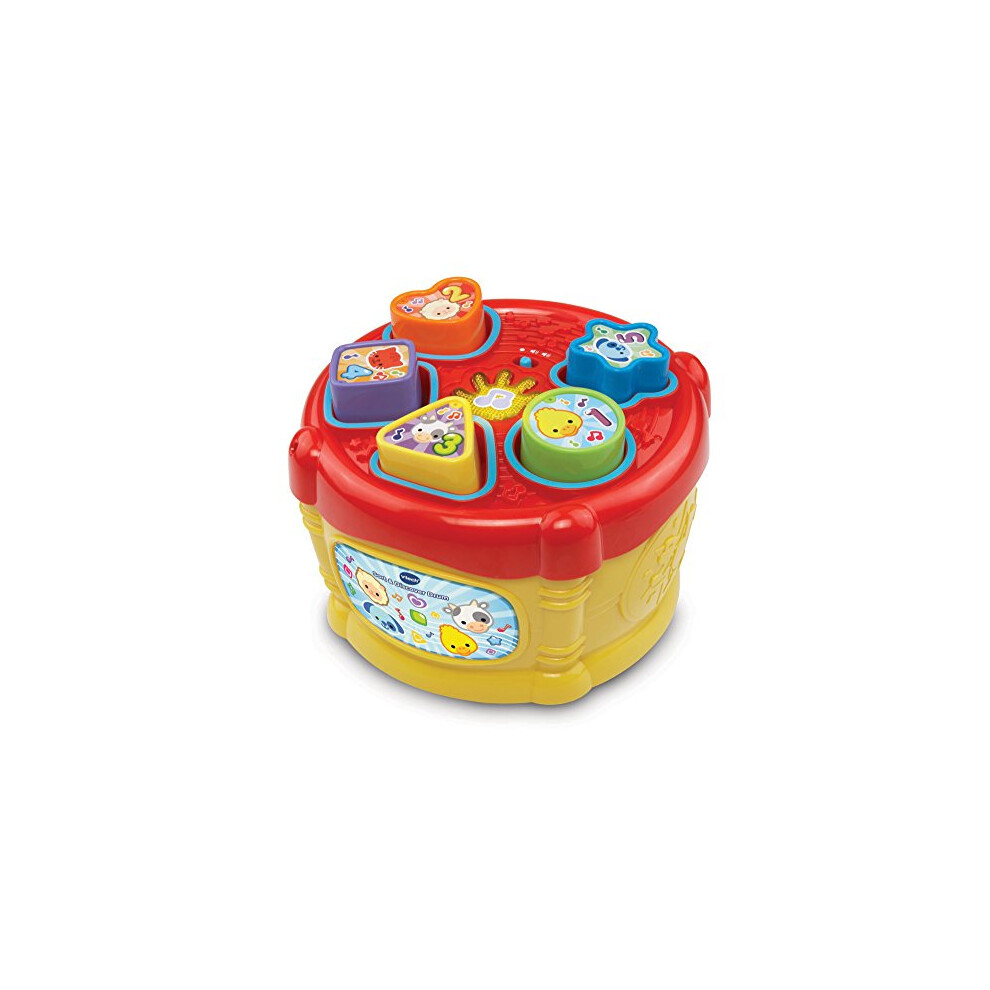 Vtech Sort And Discover Drum, Musical Toy With Learning Games, Interactive Toy Suitable For Boys And Girls Aged 12 Months & Over