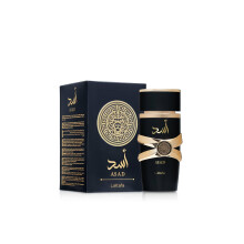 Lattafa Asad Premium Perfume Refreshing Oud and Musk Fragrances Eau De Parfum 100 ml Perfume for Unisex (Pack of 1), 100 ml (Pack of 1)