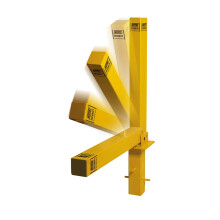 Maypole Heavy Duty Fold Down Security Post Concrete Set Type Driveways, Carports, Garages