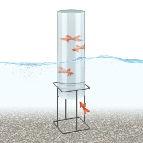 Colonna di pesce per giardino con laghetto