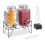 set di 2 contenitori per bevande da 4L con supporto 1