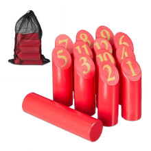 Juego de cubo rojo con bolsa