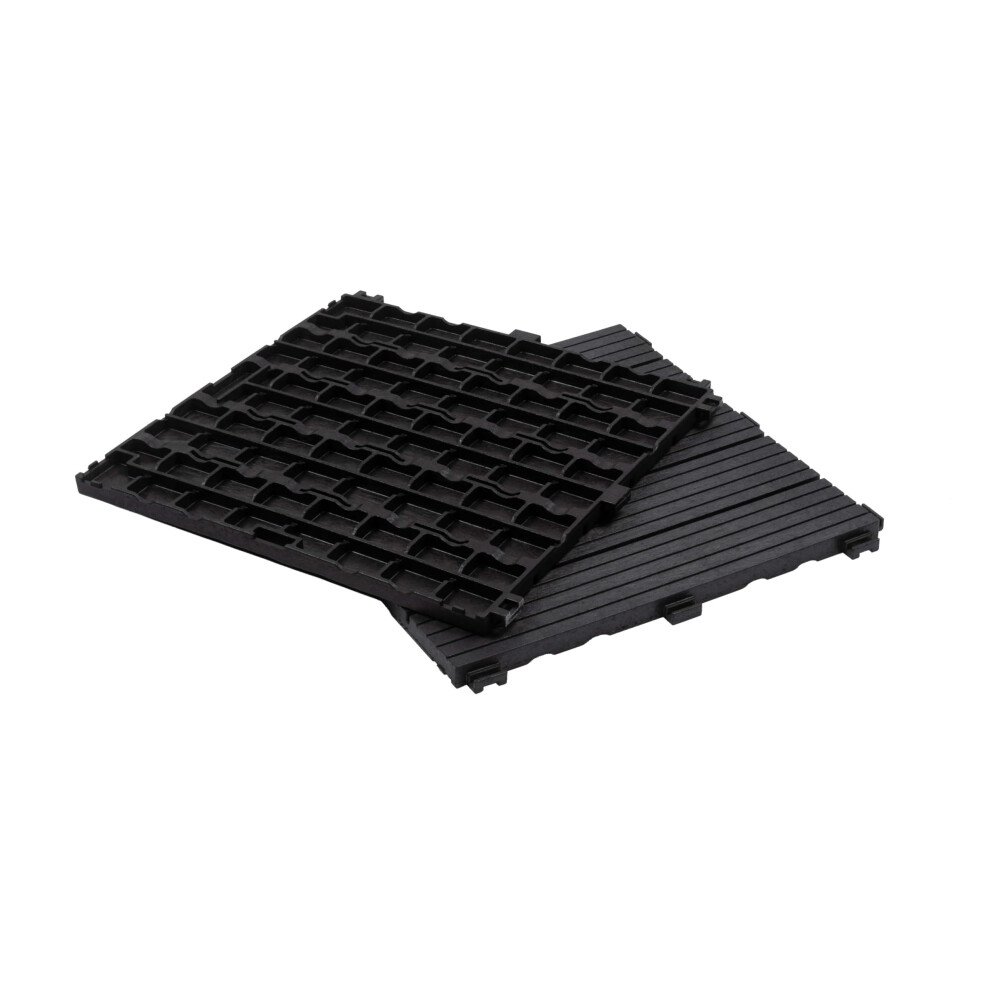 Nicoman Garden Decking Tiles Cosmopolitan Patio, Terrace, Hot Tub Deck Tiles | Interlocking Decking Tiles | Recycled | Cosmo Composite | Outdoor 8000003756838