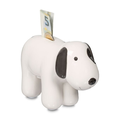 Pușculiță în câine ceramică