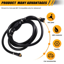 For Johnson Evinrude BRP Fuel Assembly 3/8Inch Outboard Gas Hose