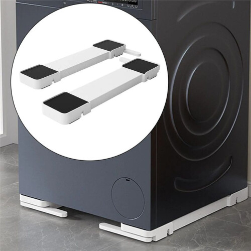 Functional Shockproof Folding Storage Rack Bracket Anti Slip Safety Storage Rack and Washing Machine Storage Rack B 2