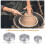 3 Pack Ceramic Clay Pottery Throwing Trimming Spinner Tool, Clay Ceramic Rotary Rotary Clay Small Tools for Potter 6