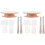 2Pcs Multi-Color Cake Turntable Set with Stable Base Smooth Rotation 2