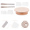 2Pcs Multi-Color Cake Turntable Set with Stable Base Smooth Rotation 8