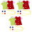 6Pcs Sewing Clothes Button Teaching Toy in Assorted Colors 3