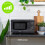 Abode 20L Manual Microwave Black 700W with 5 Power Levels & Timer, Button & Dial Control, Defrost Function, AMM2001B (Black, Manual) 5