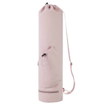 Tragbare Yogamatten-Tasche mit Wasserflaschenfach – 750*190mm, Schwarz/Grün/Blau/Rosa/Beige