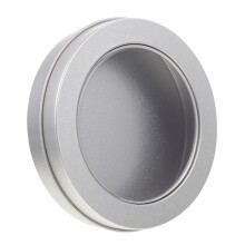 2Stk Runde Metallaufbewahrungsbox Weißblech Mit Deckel