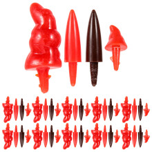 600Stk Robuste Rote Schneemann Nase Weihnachtsdeko DIY Bastelbedarf
