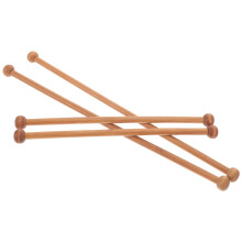 16Pcs Khaki Wooden Tapestry Hanging Rods Craftsmanship Hangers