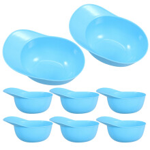 20Stk Baby Eiscreme Schalen, Plastik, Kreativ, Vielseitig, Himmelblau