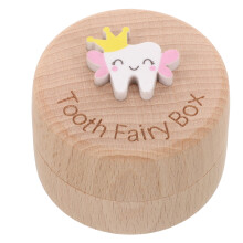 3Stk Baby Zahnhalter Holz Tragbar Stabile Zahndose