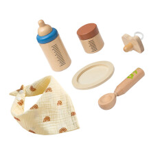3Sets Holz Flaschenfütter Set Kinderspielzeug Für Fantasie Und Motorik