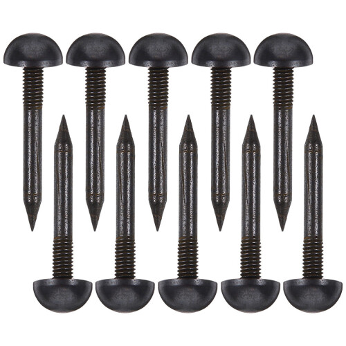 30Stk Möbel-Tacks Messing Schwarz Polsternd Für Stühle Sofa Möbel
