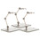 6Pièces Support Réglable Pour Figurines En ABS Transparent Pour Bureau 1
