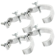 8Stk Schwere Aluminium Truss Clamps Für Bühnenbeleuchtung Silberfarbig