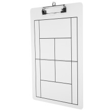 3Stk Abwischbares Tennis Coaching Board PVC Mehrfarbig Für Trainer