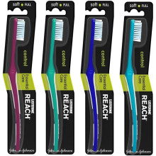 6 x Reach Toothbrush Listerine Control Soft (6 x Single Pack)
