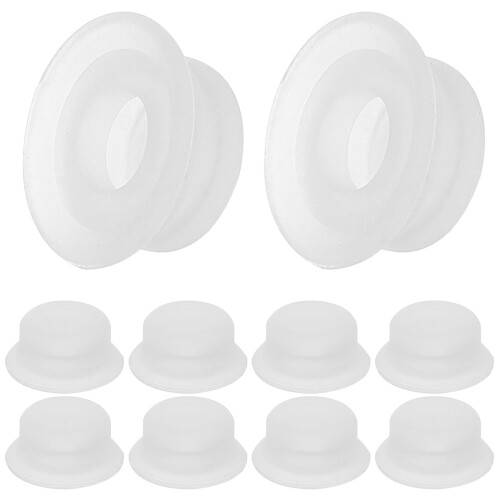 30Pcs Silicone Gaskets for Pressure Cooker Float Valves White